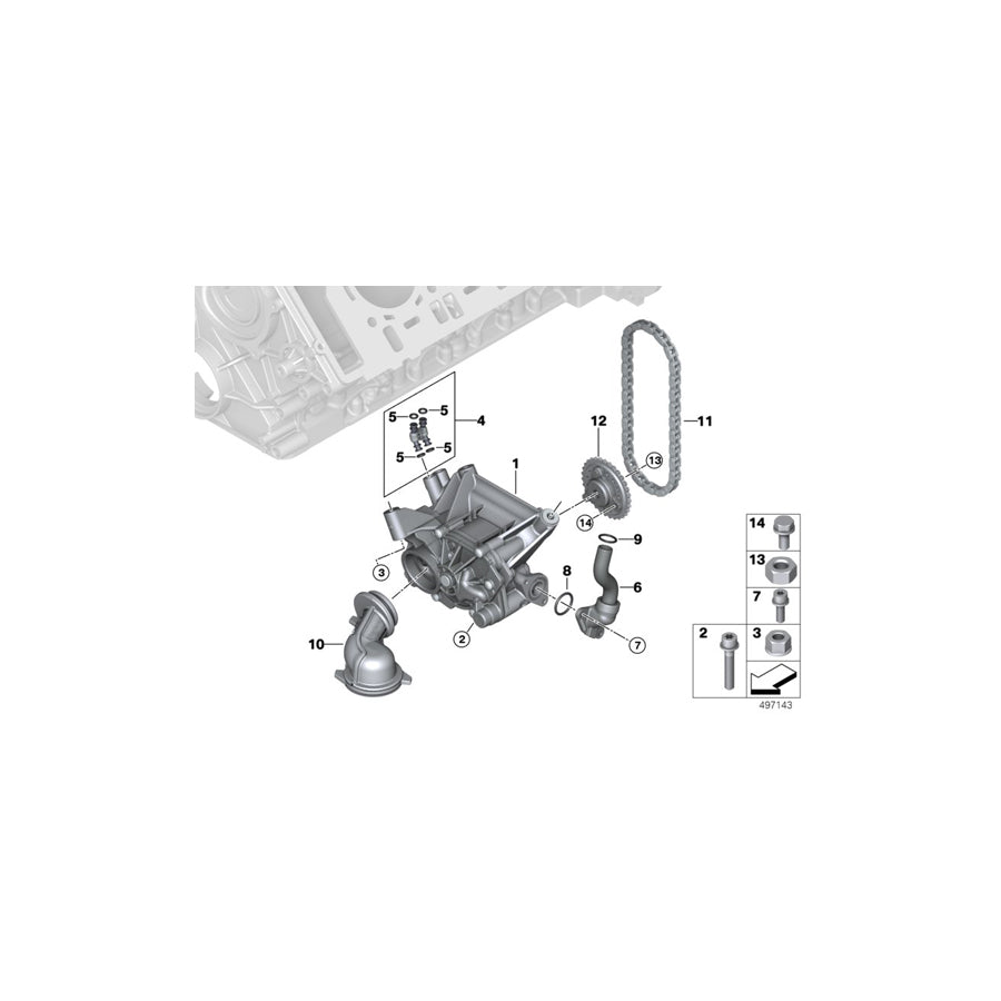 Genuine BMW 11418612062 G07 G11 G06 Control Line (Inc. AlpinaB7, 750LiX 4.0 & 750LiX 4.4) | ML Performance US Car Parts