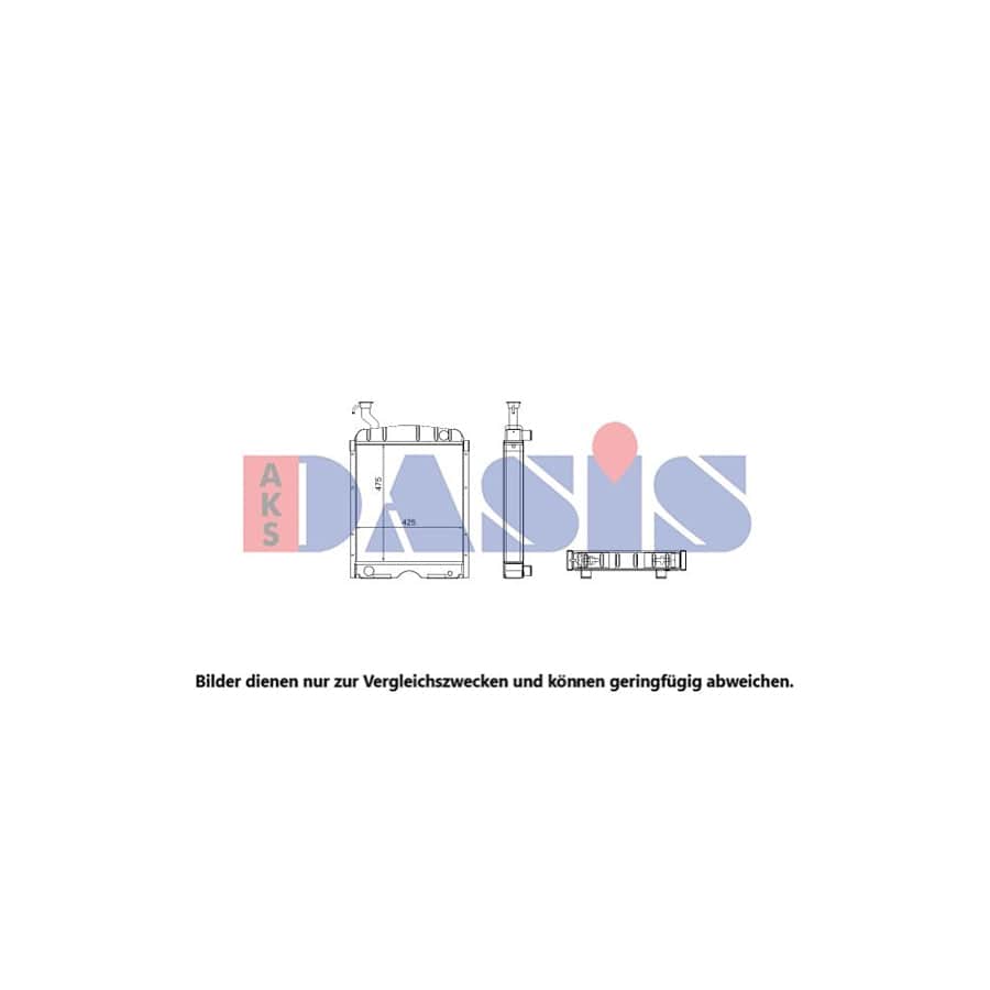 AKS Dasis 440505N Engine Radiator
