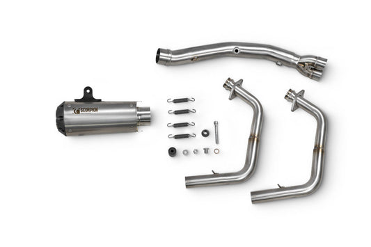 Scorpion PKA143SYSTEO Kawasaki Ninja 400 Red Power Race System - Titanium Sleeve | ML Performance US US