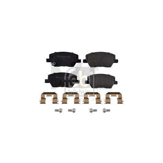 Febi Bilstein 173793 Brake Pad Set For Fiat Tipo Front Axle, With Acoustic Wear Warning, With Attachment Material