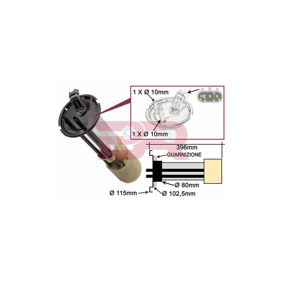 Botto Ricambi Brm4164 Fuel Level Sensor