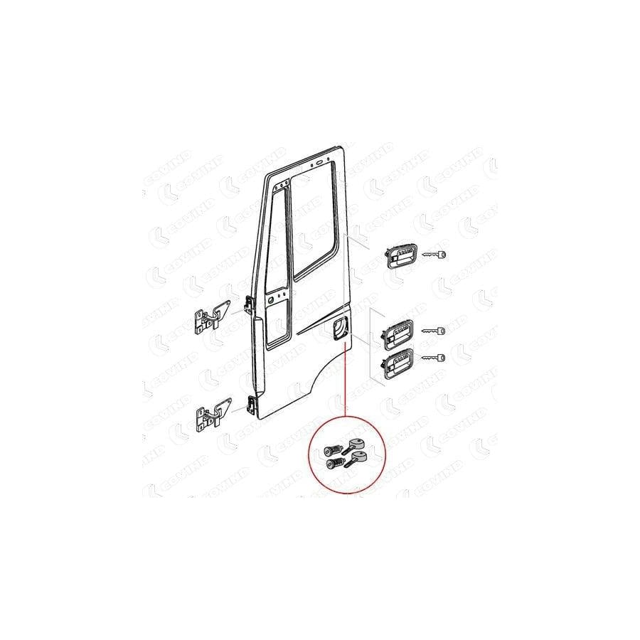 Covind 060/158 Door Lock