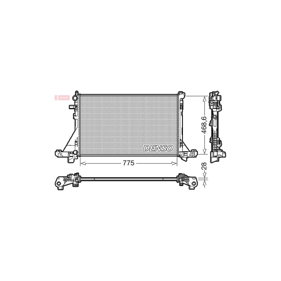 DENSO DRM23112 Engine Radiator
