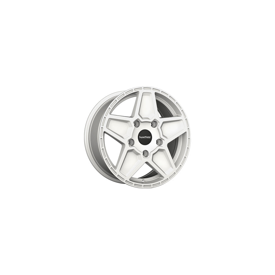 SuperMetal Rocket 8x18 ET45 38056 Gloss White Wheel