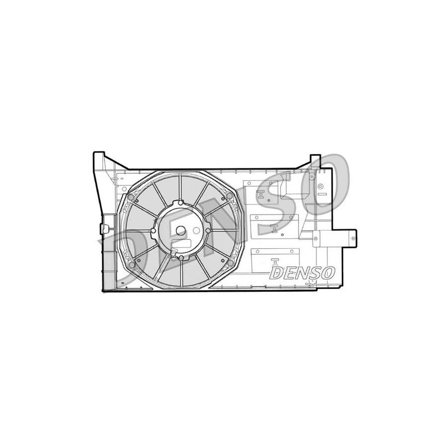 DENSO DER09050 Fan, Radiator for Fiat Seicento / 600 Hatchback (187)