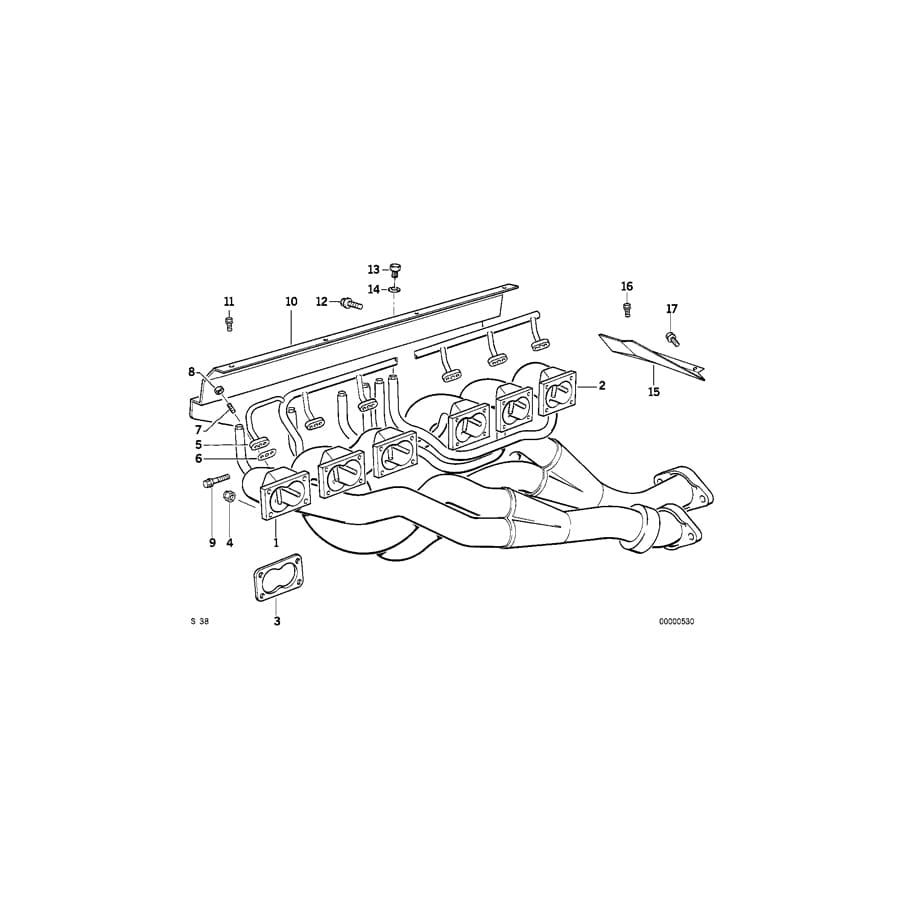 Genuine BMW 11621315401 E34 Stud Bolt M6X28 (Inc. M5 3.8, M5 3.6 & M5) | ML Performance UK Car Parts