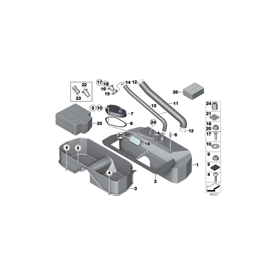 Genuine BMW 51308416576 Connector FIREWALL (Inc. M4 GT4) | ML Performance US Car Parts