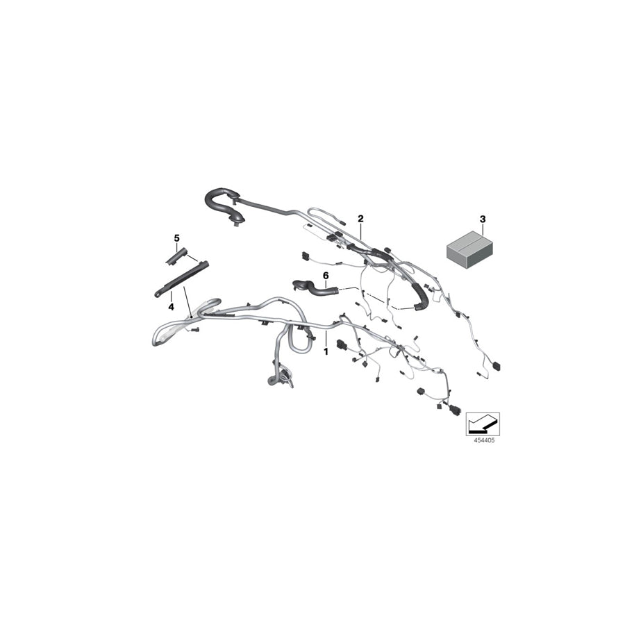 Genuine BMW 61119293572 F31 Rep. Wiring For Electric Trunk Lid (Inc. 330dX, 316i & 318i) | ML Performance US Car Parts