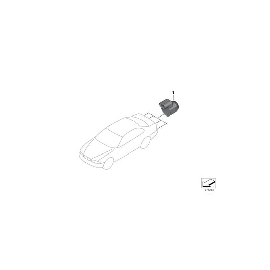 Genuine BMW 66206910359 E46 Ultrasonic Sensor, Alpine White U300 (Inc. 316Ci, 330i & 320d) | ML Performance US Car Parts