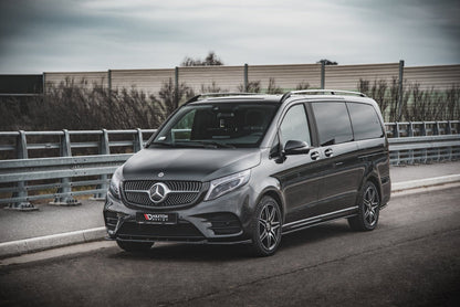 Maxton Design Mercedes Benz V-Class AMG-Line W447 Facelift Front Splitter V.1