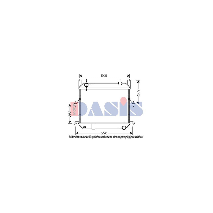 AKS Dasis 070072N Engine Radiator