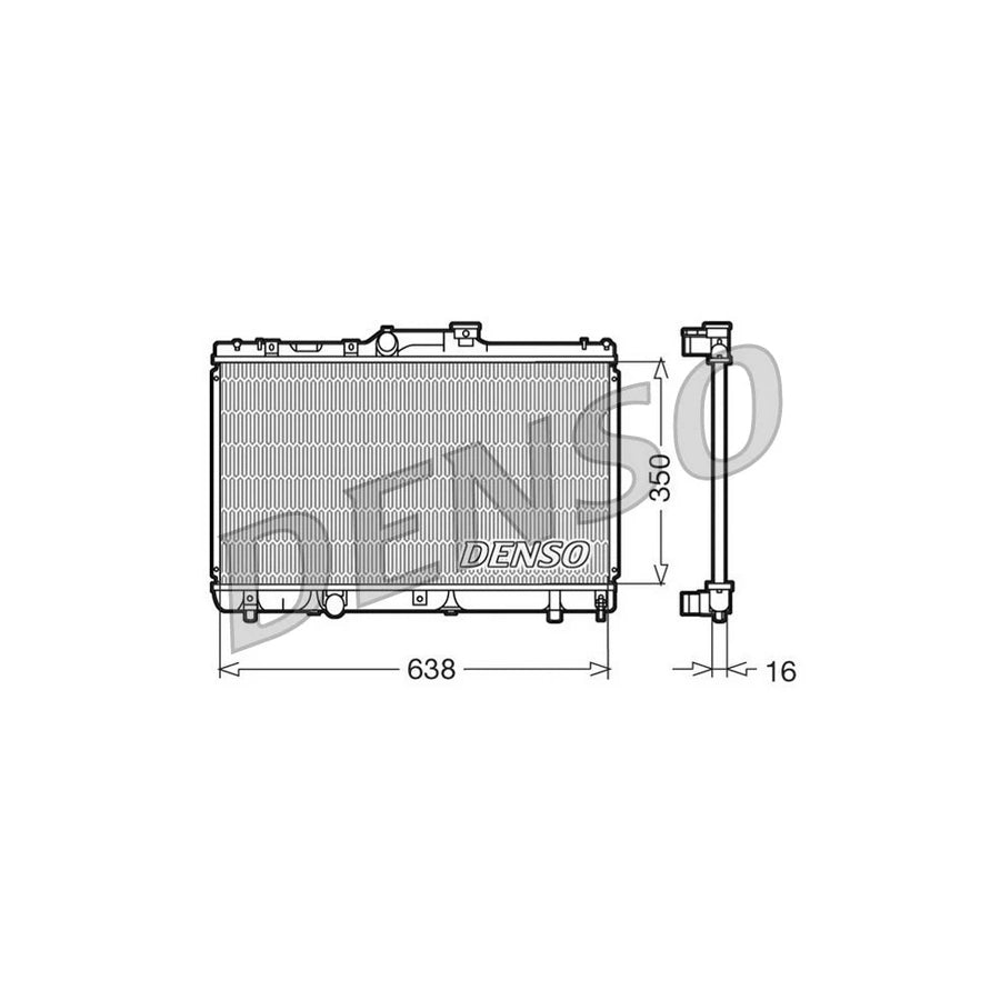 DENSO DRM50013 Engine Radiator