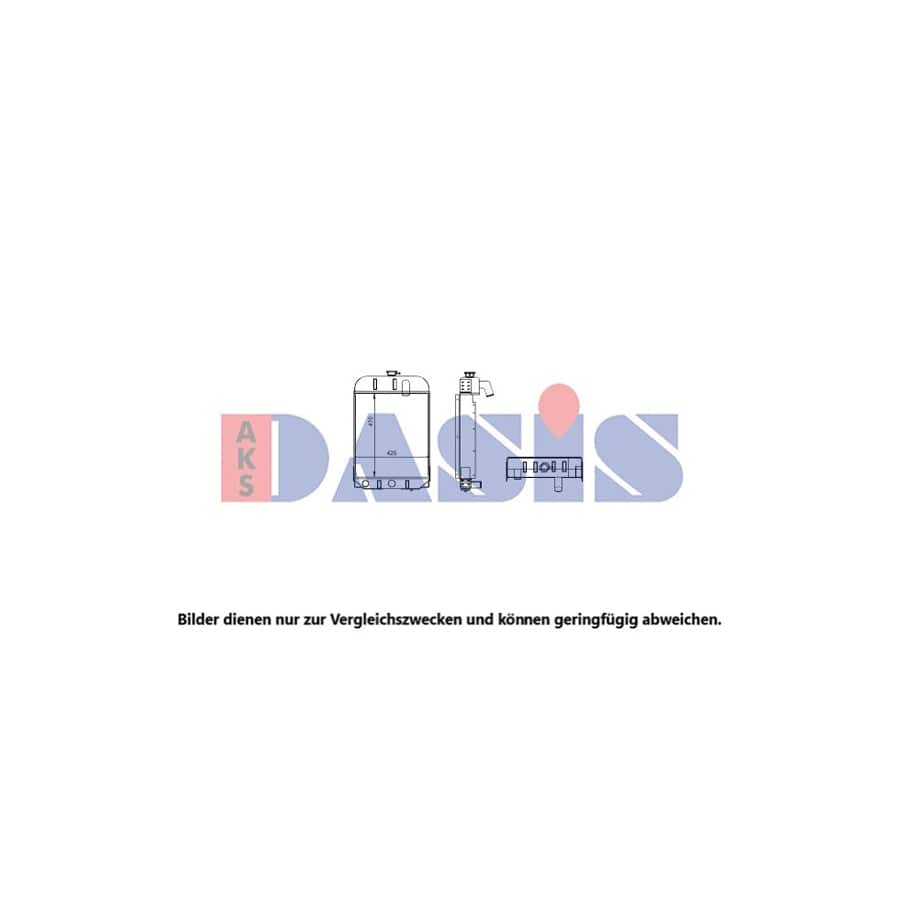 AKS Dasis 440509N Engine Radiator