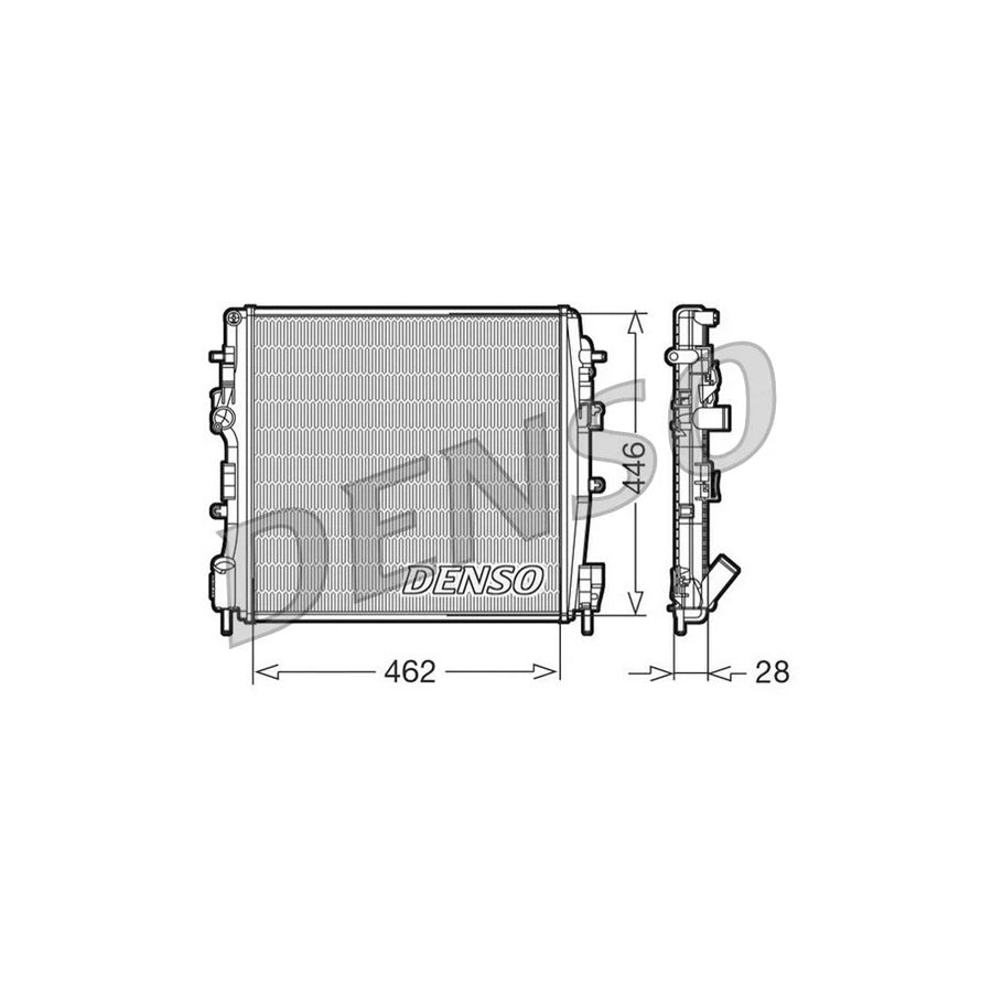 DENSO DRM23018 Engine Radiator