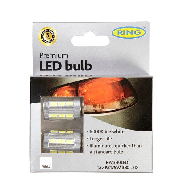 RING RW380LED 12V LED (380-P21/5W) 510/150 6000K OSP BAY15D Brake & Tail