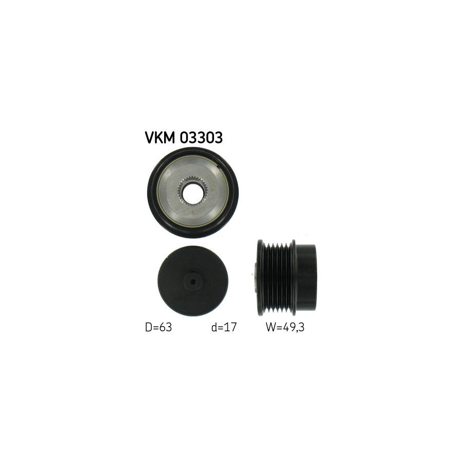 Skf Vkm 03303 Alternator Freewheel Clutch | ML Performance US Car Parts