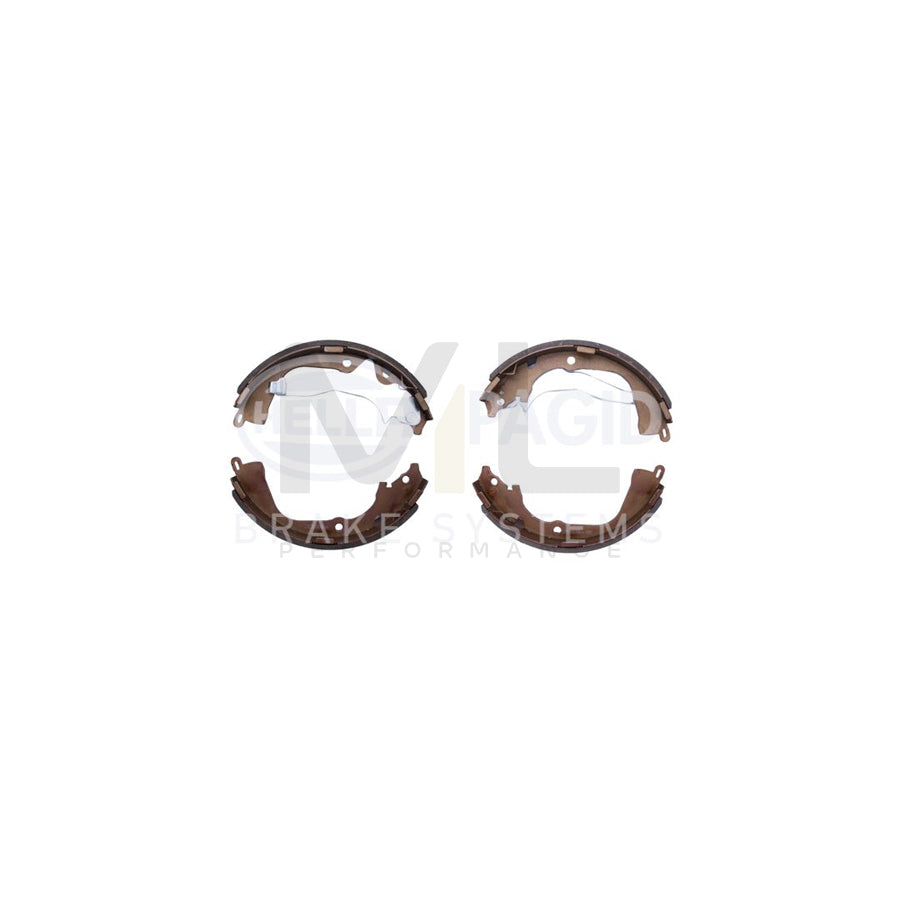 HELLA 8DB 355 022-061 Brake Shoe Set for VW AMAROK with handbrake lever