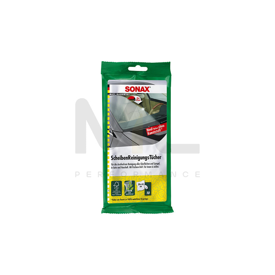 Sonax Glass Cleaning Wipes 10pcs.