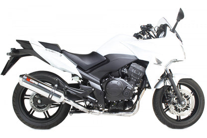 Scorpion EHA106SEO Honda CBF1000 Factory Oval Slip-On - Polished Stainless Steel Sleeve | ML Performance US US