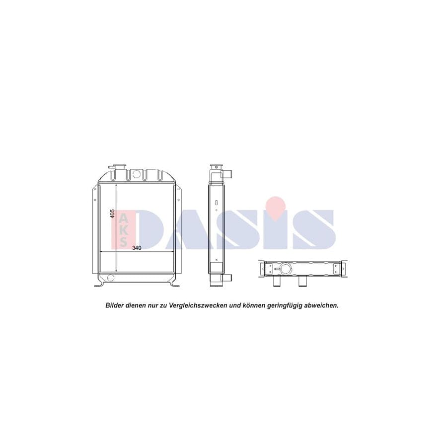 AKS Dasis 440511N Engine Radiator