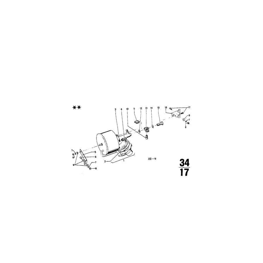 Genuine BMW 34314650330 E21 E12 Pre-Pressure Valve (Inc. 1800, 2000ti & 1600) | ML Performance US Car Parts