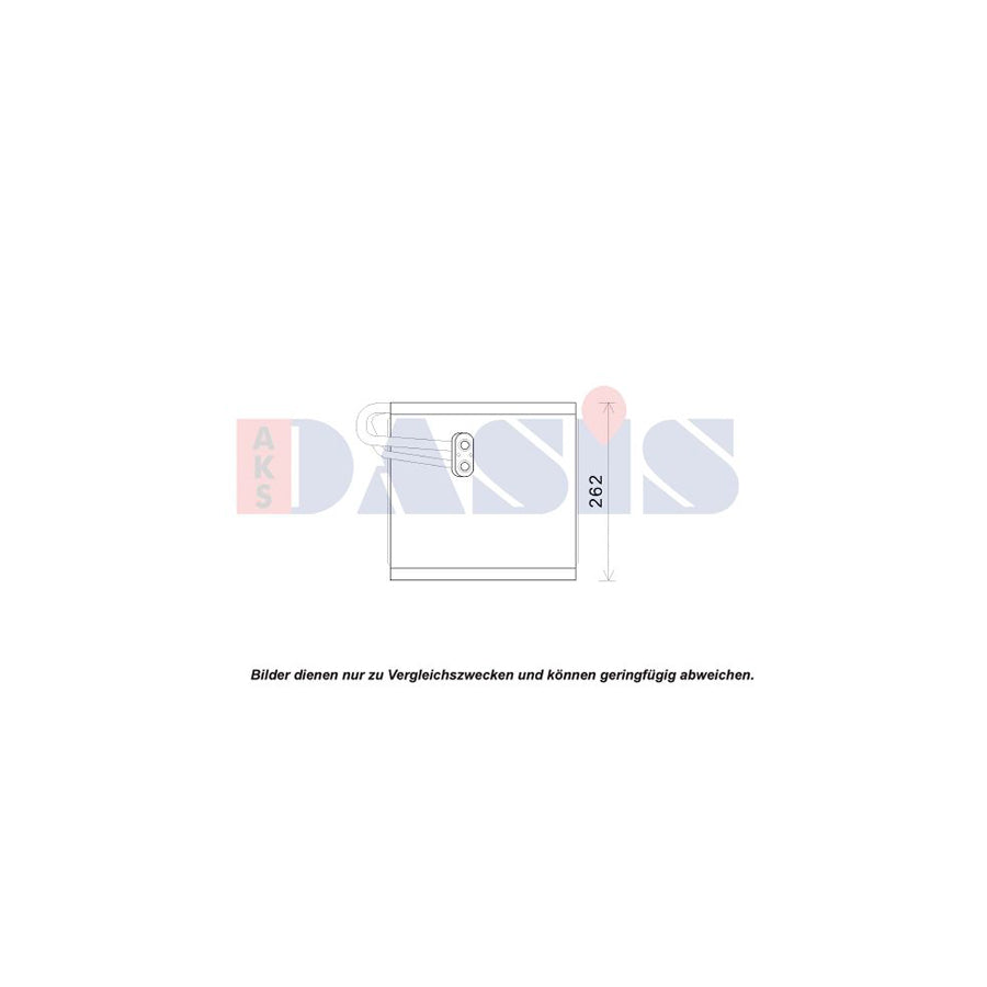 AKS Dasis 820399N Air Conditioning Evaporator