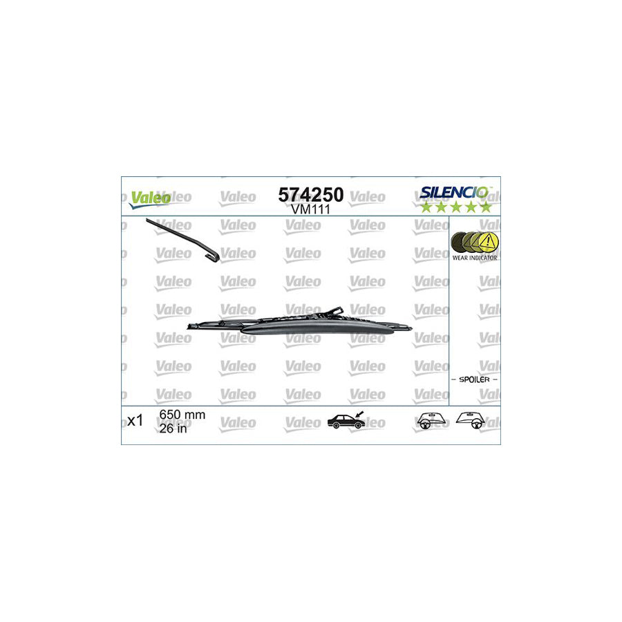 Valeo 574250 Wiper Blade | ML Performance US Car Parts
