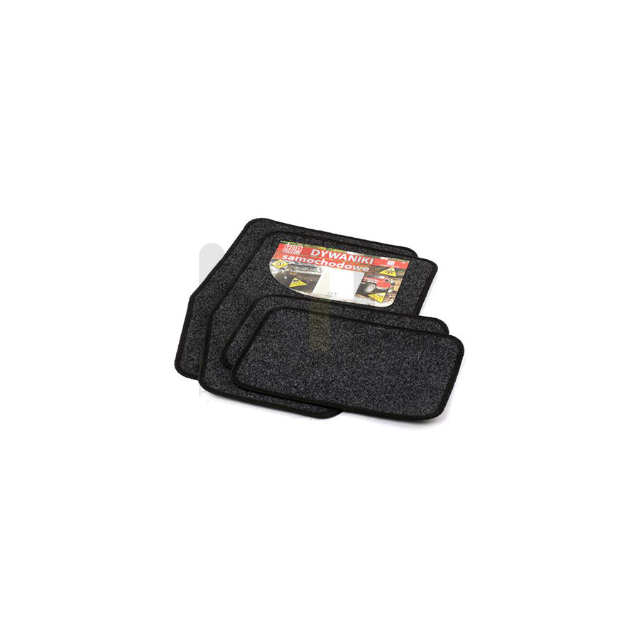 POLGUM Universal fit 9900-4 Floor mat set Textile, Front and Rear, Quantity: 4, Anthracite