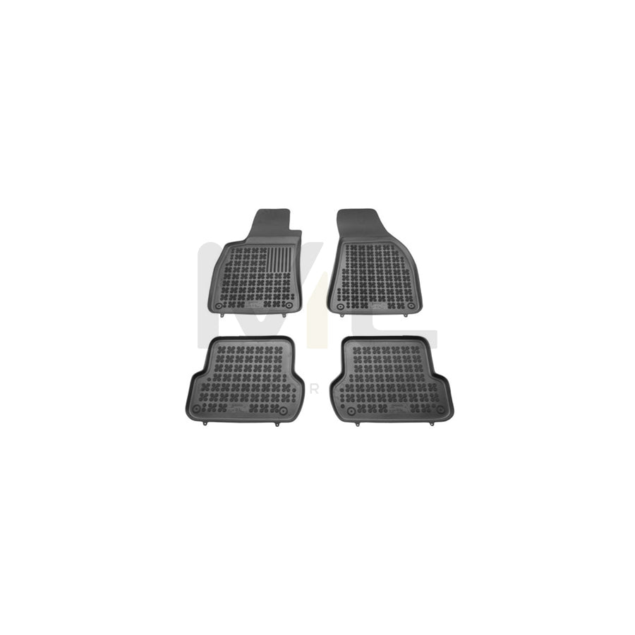 REZAW PLAST Tailored 202006 Floor mat set for SEAT EXEO Elastomer, Front and Rear, Quantity: 4, Black