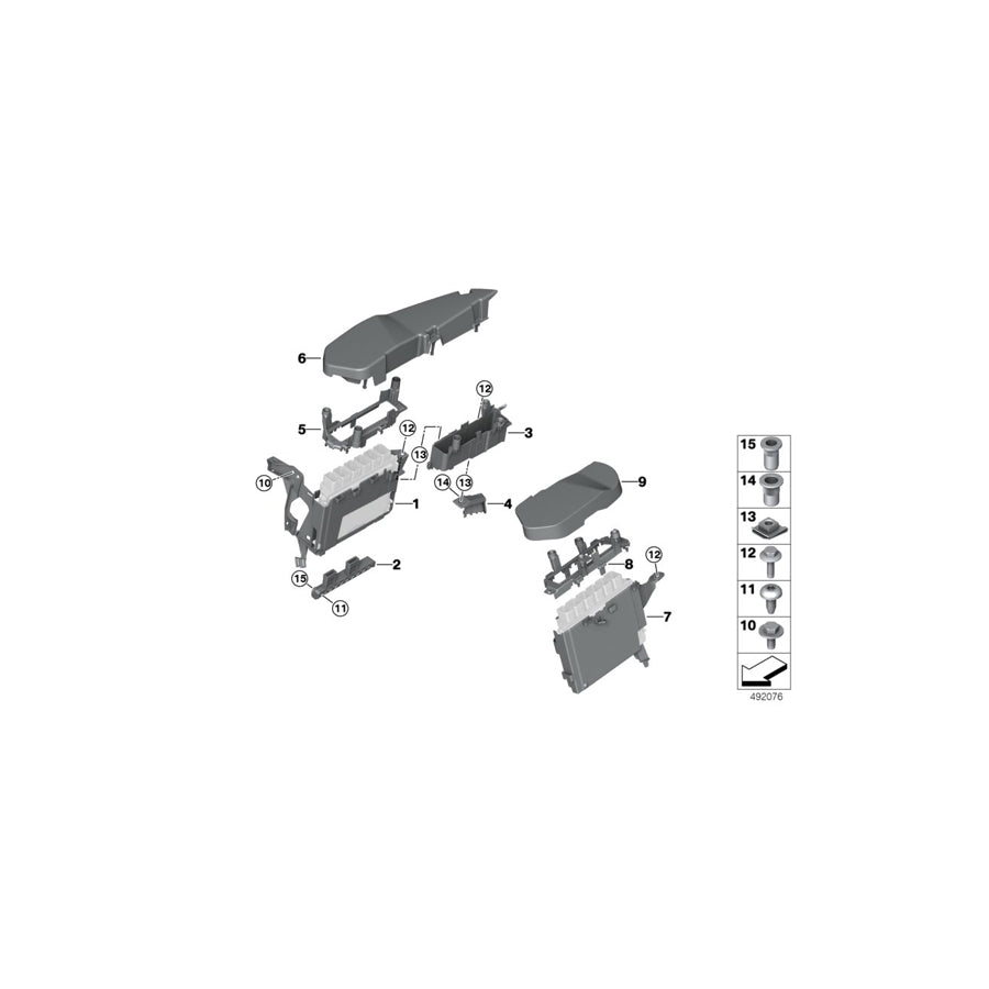Genuine BMW 12907935547 G15 G16 G11 Holder (Inc. 750iX, ALPINA B7 & M850iX) | ML Performance US Car Parts