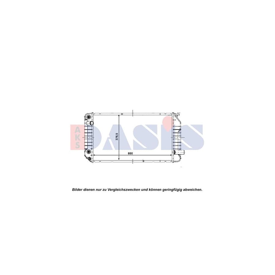 AKS Dasis 520054N Engine Radiator