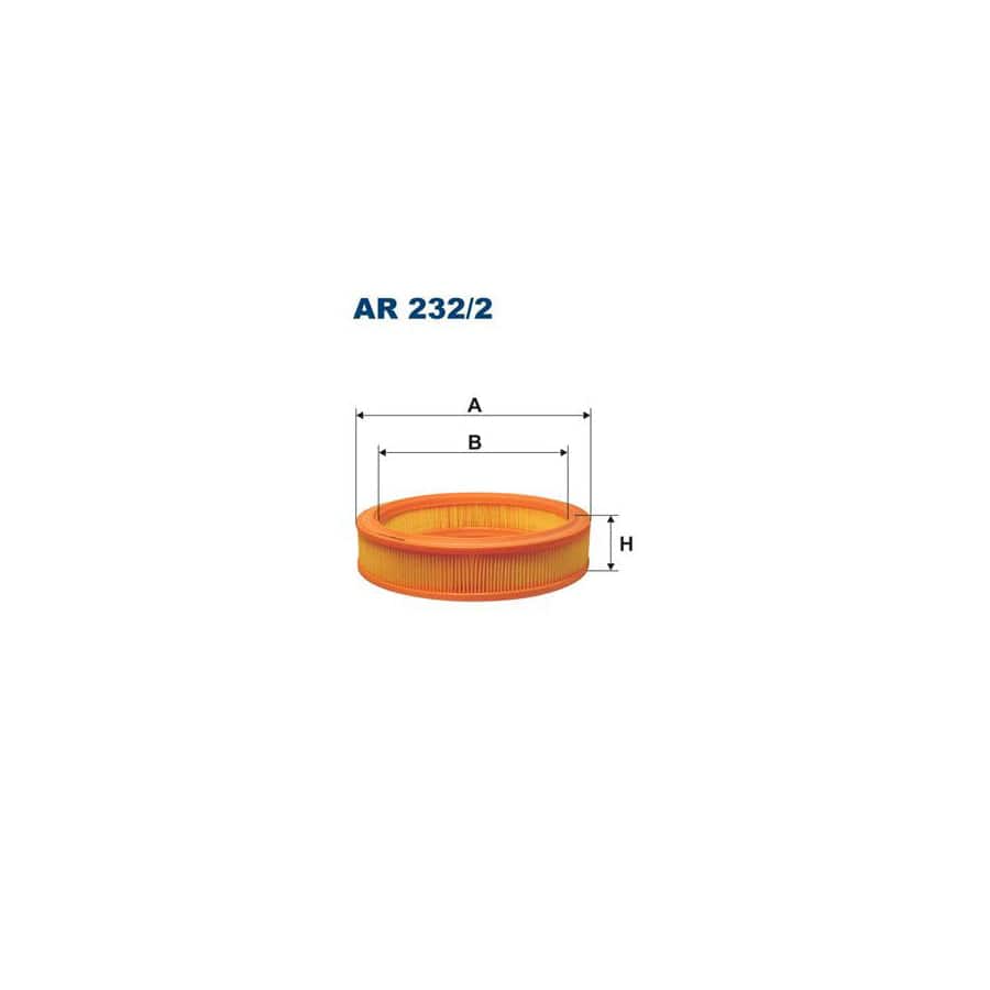 Filtron Ar 232/2 Air Filter For Fiat Seicento / 600 Hatchback (187)
