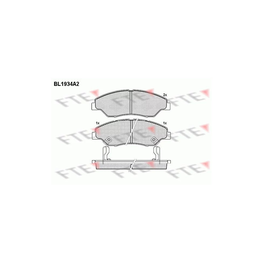 FTE 9010524 Brake Pad Set