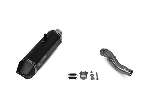 Scorpion RHA185BCER Honda CB300 R Serket Parallel Slip-On - Black Ceramic Coated Sleeve | ML Performance US US