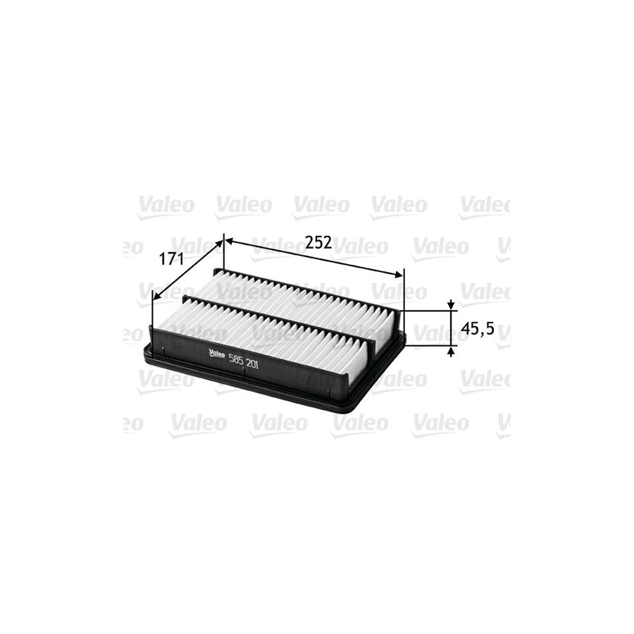 VALEO 585201 Air Filter | ML Performance UK Car Parts