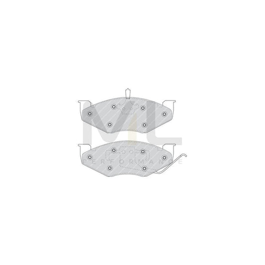 Ferodo Premier Fdb691 Brake Pad Set With Acoustic Wear Warning, Without Accessories | ML Performance Car Parts