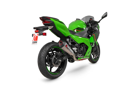Scorpion RKA143SYSTEO Kawasaki Ninja 400 Serket Taper Race System - Titanium Sleeve | ML Performance US US