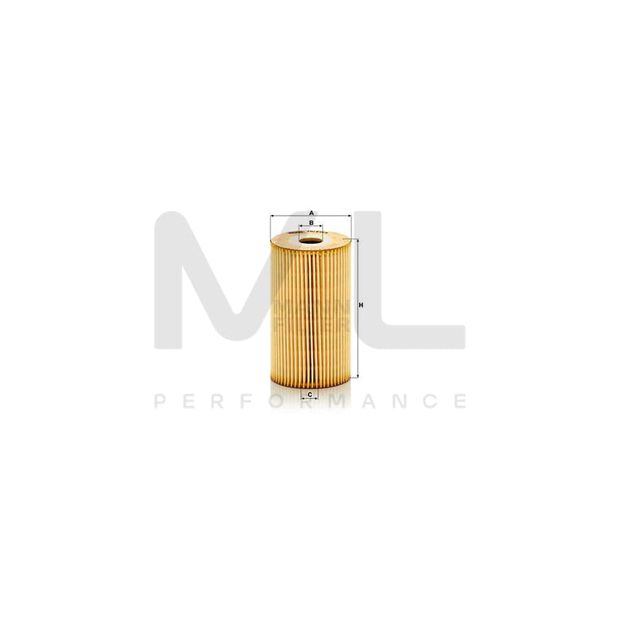 MANN-FILTER HU 932/4 n Oil Filter with seal, Filter Insert