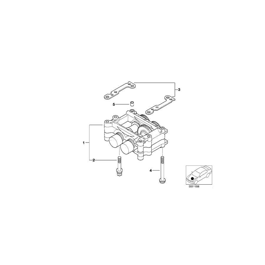 Genuine BMW 11271439607 E46 E36 Shim 2.19mm (Inc. 318i, 316Ci & 316i) | ML Performance UK Car Parts