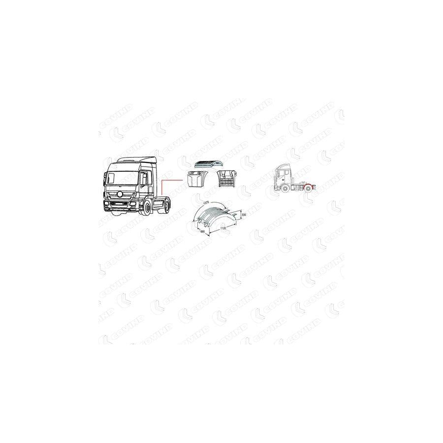 Covind 943/535 Wing Fender