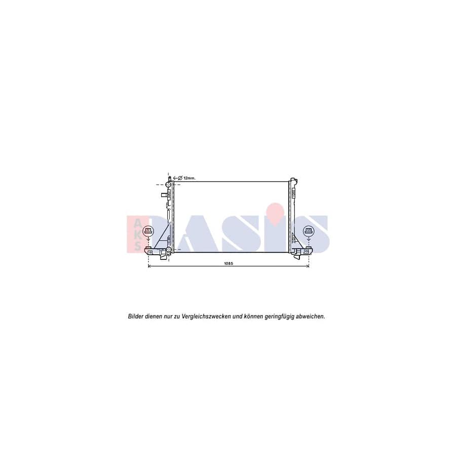 AKS Dasis 180101N Engine Radiator