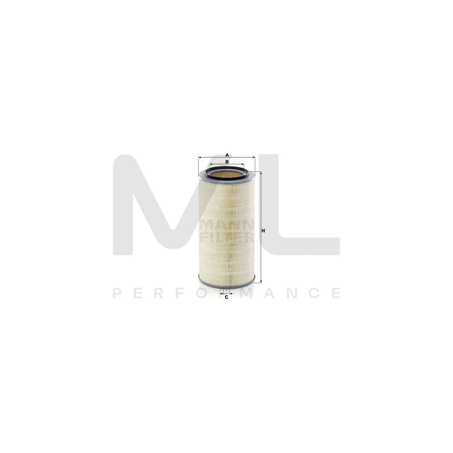 MANN-FILTER C 28 950 x Air Filter Filter Insert, with seal