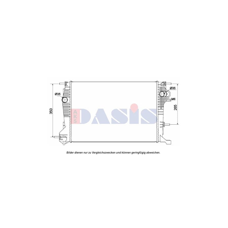 AKS Dasis 180103N Engine Radiator for Renault Megane