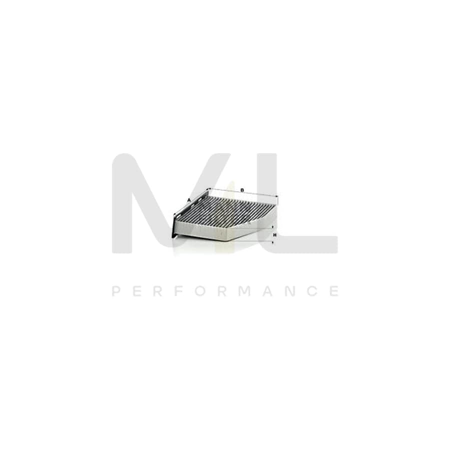 MANN-FILTER CUK 2939/1 Pollen filter Activated Carbon Filter