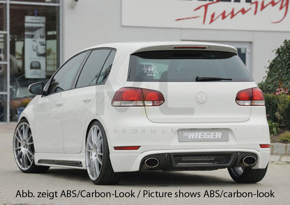 Rieger 00059527 VW Mk6 Golf Rear Diffuser (GTI & GTD) 2 | ML Performance UK Car Parts