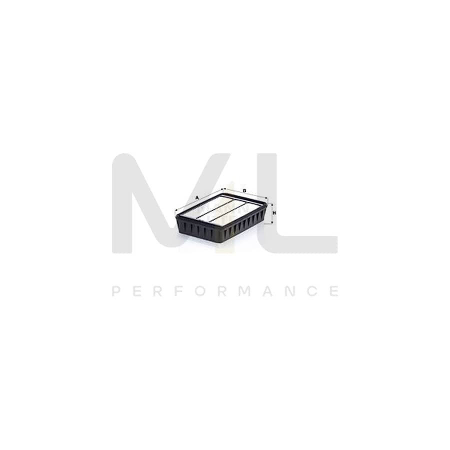 MANN-FILTER C 27 011 Air Filter Filter Insert, for dusty conditions