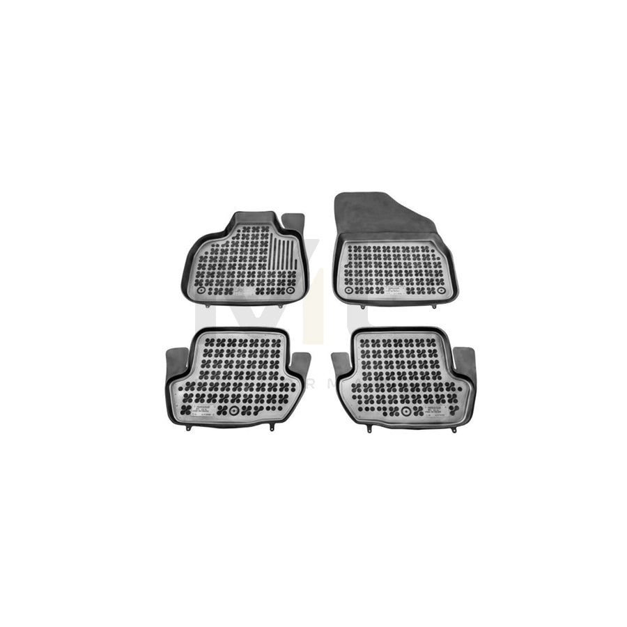 REZAW PLAST 201224 Floor mat set for CITROﾃ起 DS5 Hatchback Elastomer, Front and Rear, Black