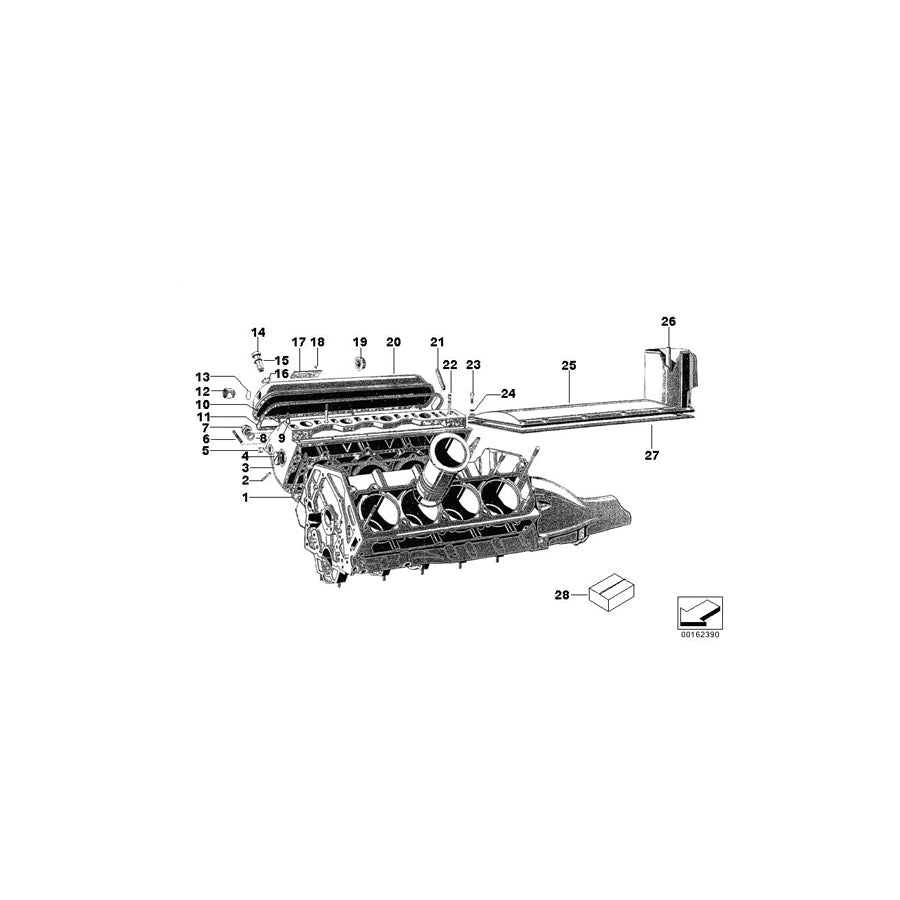 Genuine BMW 11420561212 Gasket 3,2 LITER (Inc. 3200CS, 502 & 501) | ML Performance US Car Parts
