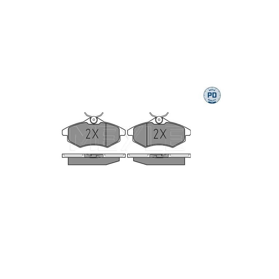 Meyle 025 234 0719/Pd Brake Pad Set