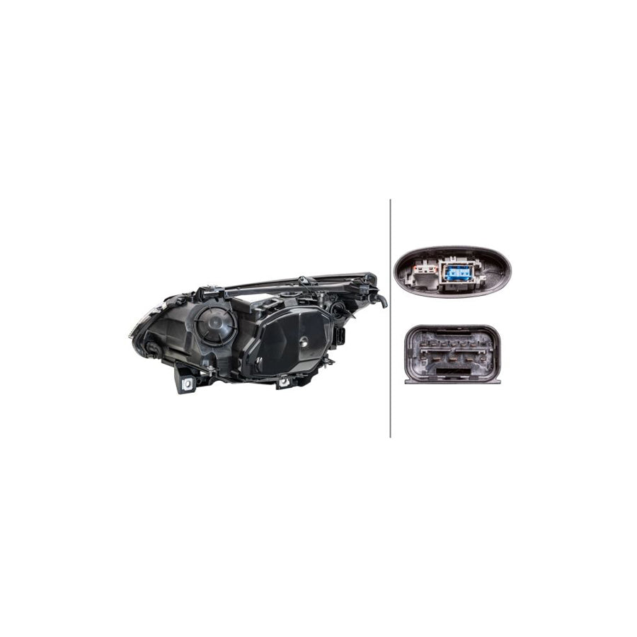 Hella 1EL 164 908-001 Headlight For BMW 5 Series